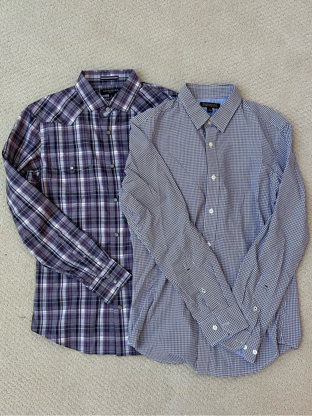 Bundle of Banana Republic Slim Fit Shirts Size S